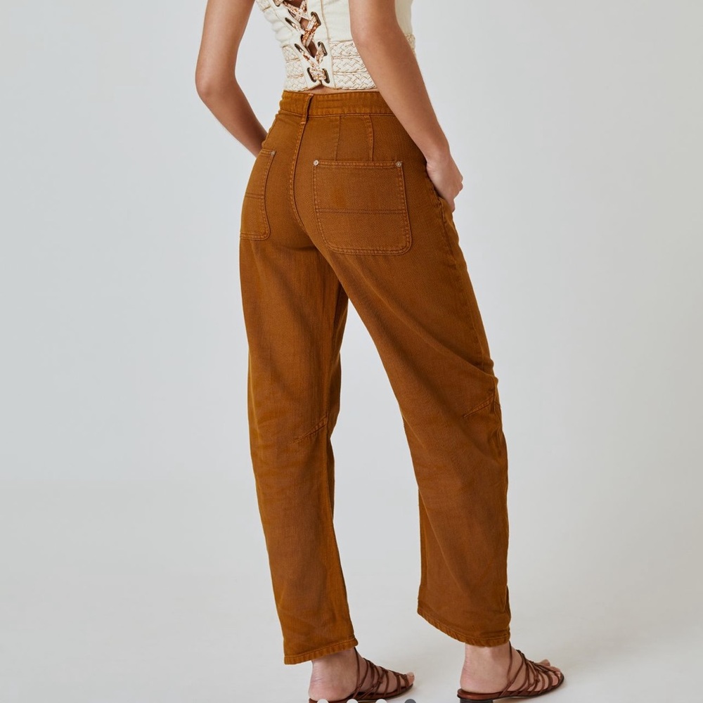 Anthropologie NWT Pilcro Bow Boyfriend pants, Sz 26; Top rated, 100% cotton